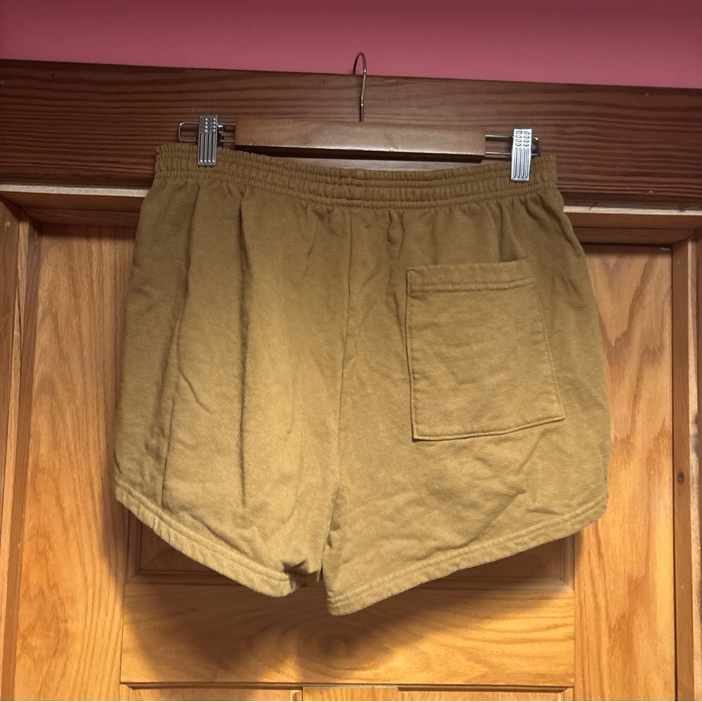 Los Angeles Apparel 14 Oz Heavy Fleece Size XL Sweat Shorts Brown - Picture 2 of 4
